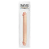 Basix Rubber Works 12 Inches Double Dong Beige - Premium American-made Dual-Ended Pleasure Device for Couples - Adult Naughty Store