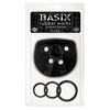 Basix Rubber Works Universal Plus Size Strap-On Harness with 3 Silicone Rings - Designed for Sensual Strap-On Play, Model BHW-001, Suitable for All Genders, Delivers Pleasure to Any Desired A - Adult Naughty Store