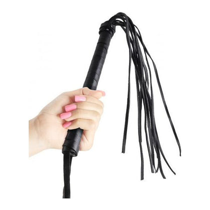 Fetish Fantasy Limited Edition Cat-O-Nine Tails Whip - Genuine Leather BDSM Sex Toy - Model: FF-LE-CTW1 - Unisex - Intense Pleasure for Impact Play - Black and Gold