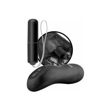 Fetish Fantasy Series Limited Edition Remote Control Vibrating Panties Plus Size Black