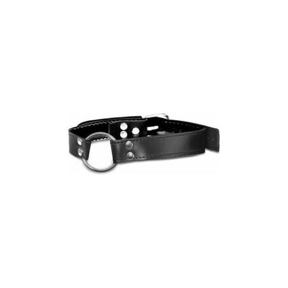 Fetish Fantasy Limited Edition Black O Ring Gag - Beginner's PVC Strap O Ring Gag (Model: OS) - Unisex Oral Pleasure Toy