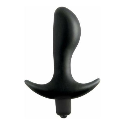 Ergonomic Pleasure: Anal Fantasy Vibrating Perfect Plug Black - Model AP-001 - Unisex Anal Stimulation - Adult Naughty Store