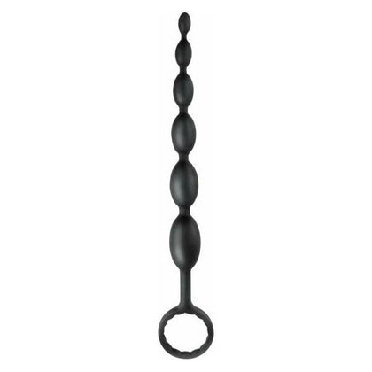 Anal Fantasy First Time Fun Beads Black - A Sensational Journey into Anal Pleasure for Beginners (Model: AFTF-001, Unisex, Anal Stimulation, Black)