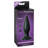 Anal Fantasy Elite Collection Small Rechargeable Anal Plug Black - Ultimate Pleasure for All Genders and Intense Anal Stimulation