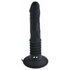 Elite Silicone Anal Fantasy Vibrating Ass Fucker - Model AF-500 - Unisex Prostate Pleasure - Black - Adult Naughty Store