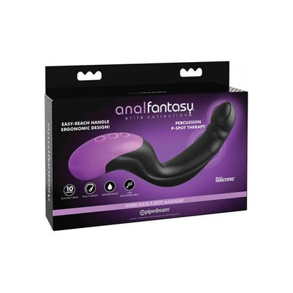 Anal Fantasy Elite Hyper-Pulse P-Spot Massager - Premium Prostate Stimulator for Men - Model AP-700 - Intense Pleasure in Black - Adult Naughty Store