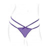 Fantasy For Her Petite Panty Thrill-Her O-S Purple - Sensual Vibrating Lingerie for Women - Model FPETITE-THRILLHER - Clitoral Stimulation - One Size Fits Most (30