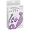 Fantasy For Her Tease Her Ultimate Petite Clitoral Vibrator - Model TFH-UCPV1 - Women's Clitoral and Nipple Stimulation - Purple - Adult Naughty Store