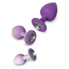 Fantasy For Her Little Gems Trainer Set - Purple Silicone Anal Training Kit for Women