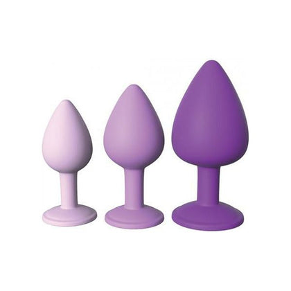 Fantasy For Her Little Gems Trainer Set - Purple Silicone Anal Training Kit for Women