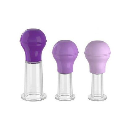 Fantasy For Her Nipple Enhancer Set - Petite Pump Kit for Nipple Stimulation and Sensitivity Surge - Purple - Adult Naughty Store