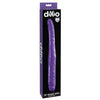 Dillio Purple 16-Inch Double Dong - Premium American-Made Rubber Dildo for Couples - Model D16DP - Unisex Pleasure Toy - Purple