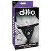 Dillio Purple Perfect Fit Strap-On Harness Black O-S - Ultimate Comfort and Versatility for Unforgettable Pleasure - Adult Naughty Store