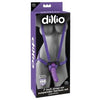 Introducing the Luxurious Purple Dillio 7-Inch Strap-On Suspender Harness Set for Women - Model DL-7SHS-PUR - Adult Naughty Store