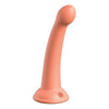 Dillio Platinum 6in Secret Explorer Peach - Premium Silicone Dildo for Intense Pleasure - Model DP-6SE-PCH - Adult Naughty Store