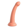 Dillio Platinum 6in Secret Explorer Peach - Premium Silicone Dildo for Intense Pleasure - Model DP-6SE-PCH - Adult Naughty Store