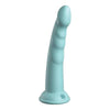 Dillio Platinum 7in Slim Seven Teal Green Silicone Dildo - The Ultimate Pleasure Experience for All Genders - Adult Naughty Store