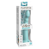 Dillio Platinum 7in Slim Seven Teal Green Silicone Dildo - The Ultimate Pleasure Experience for All Genders - Adult Naughty Store