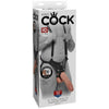 King Cock 12-Inch Hollow Strap-On Suspender System - Beige: The Ultimate Pleasure Companion for Intense Satisfaction