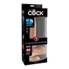 King Cock Triple Density 9-Inch Beige Realistic Dildo with Balls - Lifelike Pleasure for All Genders