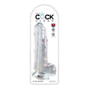 King Cock Clear 9in W/ Balls - The Ultimate Pleasure Experience: King Cock Clear Translucent Dildo 9 inches with Balls (Model 2023) for Unforgettable Sensations in Crystal Clear Delight - Adult Naughty Store