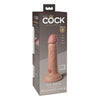 King Cock Elite 6-Inch Dual Density Light Skin Tone Silicone Dildo - Realistic Pleasure for All Genders