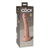 King Cock Elite 7-Inch Dual Density Light Skin Tone Silicone Dildo - Realistic Pleasure for All Genders