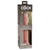 King Cock Elite 10-Inch Dual Density Light Skin Tone Silicone Dildo - Realistic Pleasure for All Genders