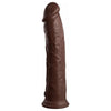 Pipedream Products King Cock Elite 11-Inch Dual Density Brown Silicone Dildo for Realistic Pleasure Experience