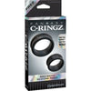 Fantasy C-Ringz Max Width Silicone Rings Black - Premium Performance Rings for Enduring Pleasure - Adult Naughty Store