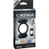 Fantasy C-Ringz Magic Touch Couples Ring Black - Dual Action Vibrating Ring for Enhanced Pleasure - Adult Naughty Store