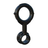 Fantasy C-Ringz Ironman Duo Ring Black - Powerful Dual-Ring Intimate Pleasure Enhancer for Men - Adult Naughty Store