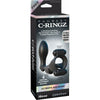 Fantasy C-Ringz Ultimate Ass Gasm Black - Deluxe Four Vibrator Cock Ring & Prostate Plug for Couples - Adult Naughty Store