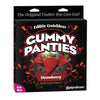 Sweet Delights: Edible Crotchless Gummy Panties - Strawberry Flavor (Model: SD-EGP01) - For Him and Her - Oral Pleasure - Red