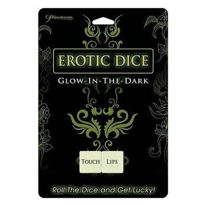 Introducing the Sensual Pleasure Glow-In-The-Dark Dice Set - Model X1: The Ultimate Erotic Game for Couples
