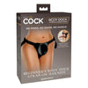 King Cock Elite Beginners Body Dock Strap On Harness - The Ultimate Pleasure Companion for All Genders - Model X1 - Experience Unparalleled Intimacy in Sensual Black - Adult Naughty Store