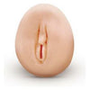 Introducing the SensaPleasure Freshman F-ckhole Beige Vibrating Masturbator - Model F-2021B for Men's Ultimate Pleasure - Adult Naughty Store