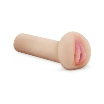 Introducing the Sensual Pleasures Virgin Snatch Beige Masturbator: Model VSBM-001 for Men - Lifelike Pleasure for an Unforgettable Experience - Adult Naughty Store