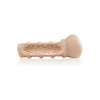 Introducing the Sensa Pleasure Fill Her Up Masturbator Beige - The Ultimate Pleasure Experience for Men - Adult Naughty Store