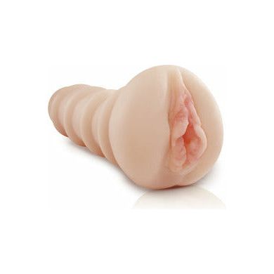 Introducing the Sensa Pleasure Fill Her Up Masturbator Beige - The Ultimate Pleasure Experience for Men - Adult Naughty Store