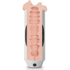 Pipedream Extreme Toyz Mega Grip Vibrating Stroker - Model MGVS-2021 - Male Masturbation Toy - Vaginal Pleasure - Flesh - Adult Naughty Store