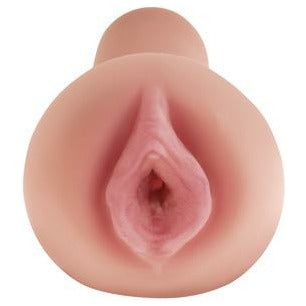 Introducing the SensaFlesh™ Pleasure Pro Beige Tight Pussy Masturbator - Model TTP-5001: Ultimate Pleasure for Him - Adult Naughty Store