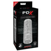 PDX Elite EZ Grip Stroker Clear: The Ultimate Male Pleasure Device for Mind-Blowing Satisfaction - Adult Naughty Store