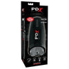 Pipedreams PDX Elite Motorbator 2 Vagina Sleeve - Powerful Hands-Free Masturbation Device for Men - Intense Suction, Vibrating, and Thrusting - Pleasure Nubs - USB Rechargeable - Black - Adult Naughty Store