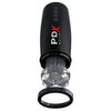 Pipedreams PDX Elite Motorbator 2 Vagina Sleeve - Powerful Hands-Free Masturbation Device for Men - Intense Suction, Vibrating, and Thrusting - Pleasure Nubs - USB Rechargeable - Black - Adult Naughty Store