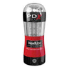 Pipedream Products PDX Elite ViewTube See-Thru Stroker - Model VT-500 - Male Masturbator for Mind-Blowing Visual Stimulation - Transparent - 7.3 inches - Adult Naughty Store