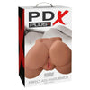 Pipedream Products PDX Plus Perfect Ass Masturbator Tan - The Ultimate Pleasure Experience for Men, Designed for Intense Anal Stimulation in a Realistic Tan Color - Adult Naughty Store