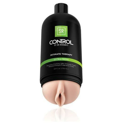 Sir Richard's Control Intimate Therapy Extra Fresh Pussy Stroker - Model X1 - Male Masturbator for Intense Pleasure - Clear - Adult Naughty Store