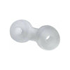 Perfect Fit Siliskin Ring Cock & Ball Stretcher Clear - The Ultimate Dual Pleasure Enhancer for Men