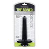 Perfect Fit The Boner Black Dildo with Suction Cup - Model BF-8B: Ultimate Pleasure for Men - Anal Stimulation - Black